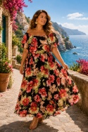 Hiszpanka Flower Power Black
